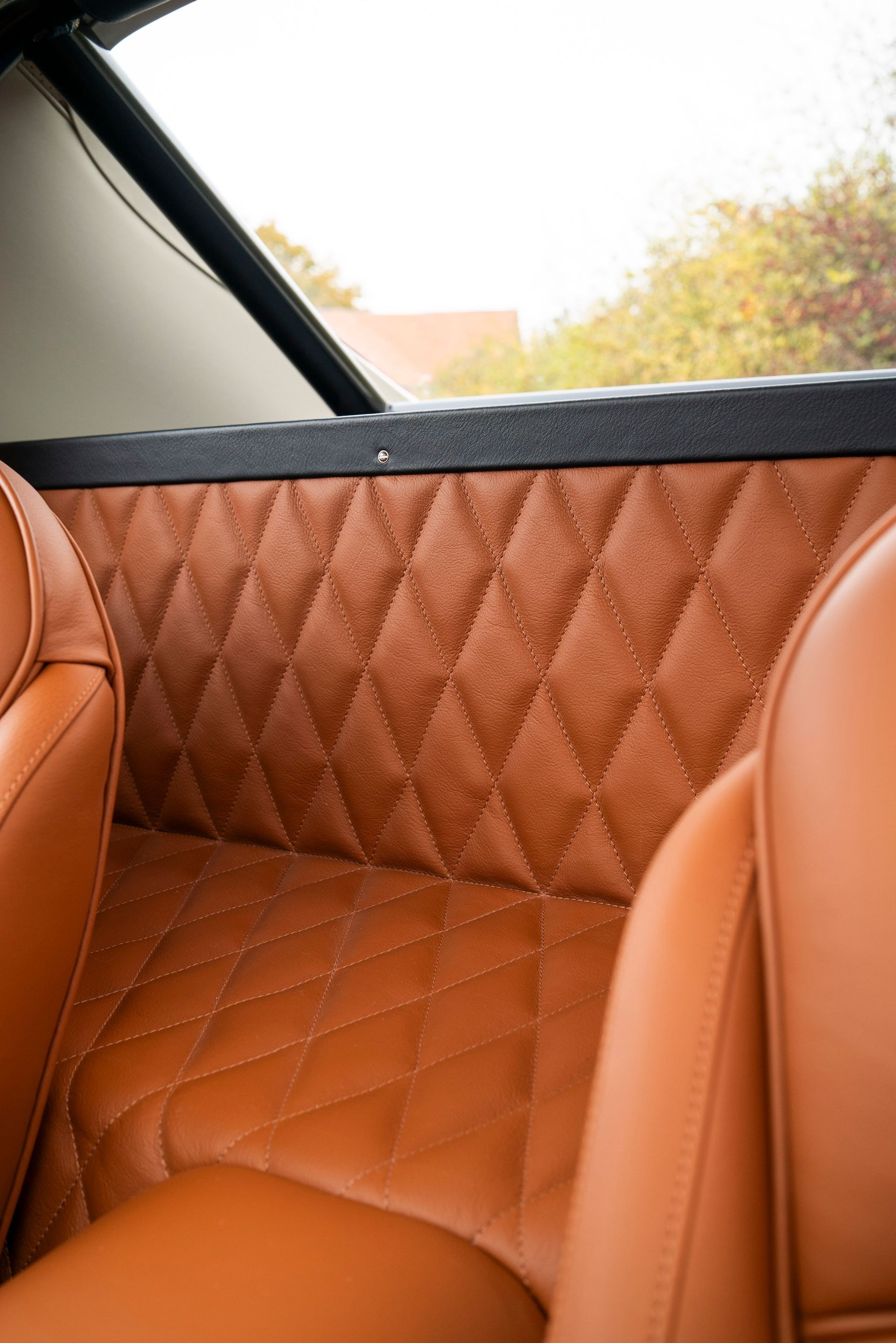 tan leather interior retrim restoration gto engineering swb 250 d:class automotive ferrari classic connolly vaumol
