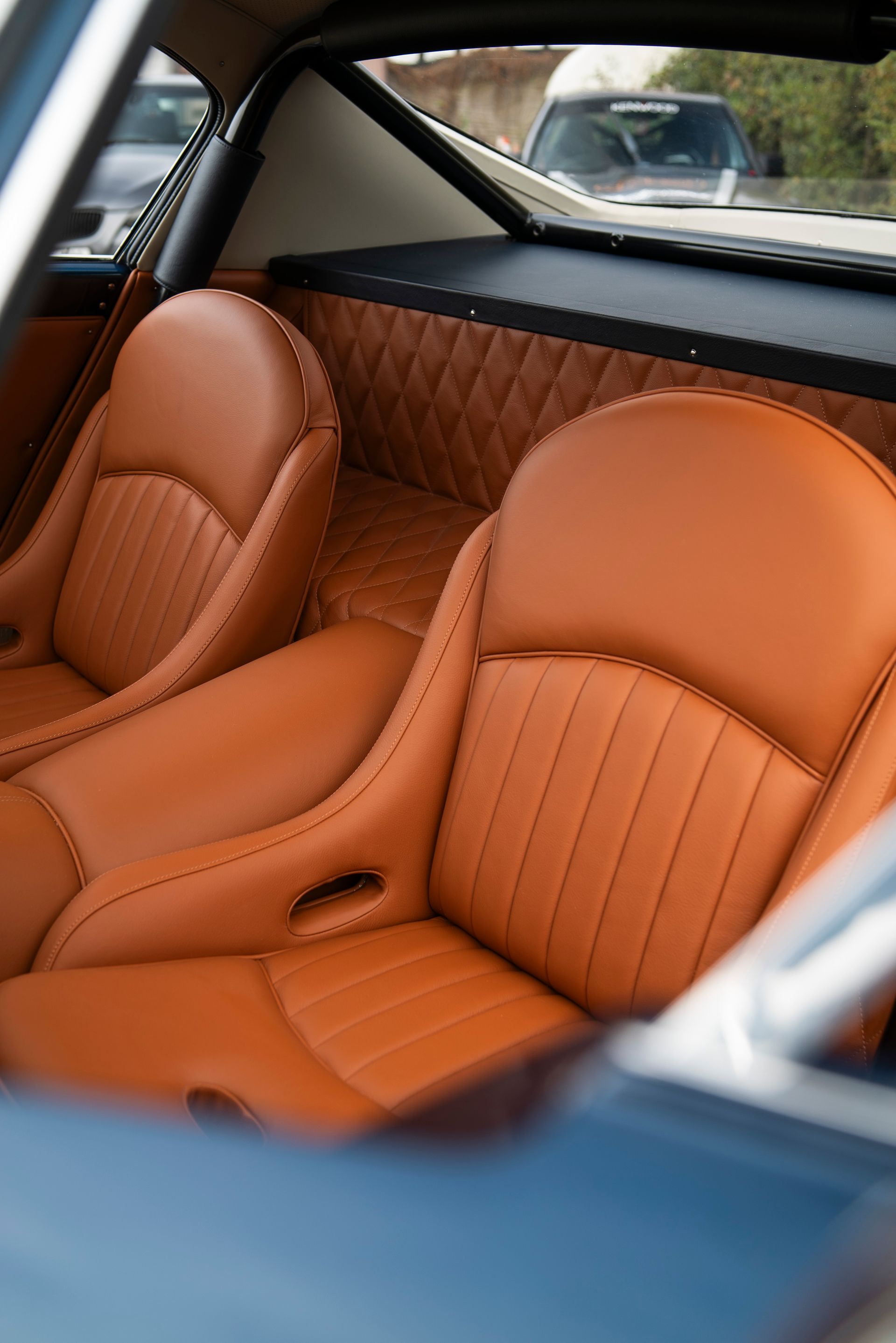 tan leather interior retrim restoration gto engineering swb 250 d:class automotive ferrari classic connolly vaumol