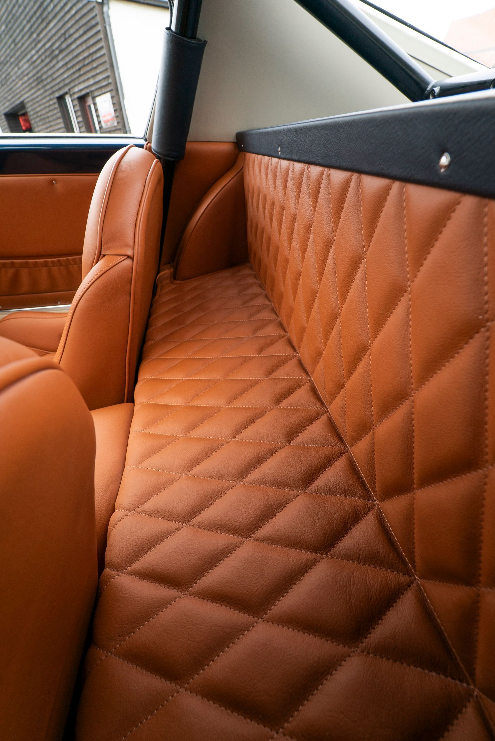 tan leather interior retrim restoration gto engineering swb 250 d:class automotive ferrari classic connolly vaumol