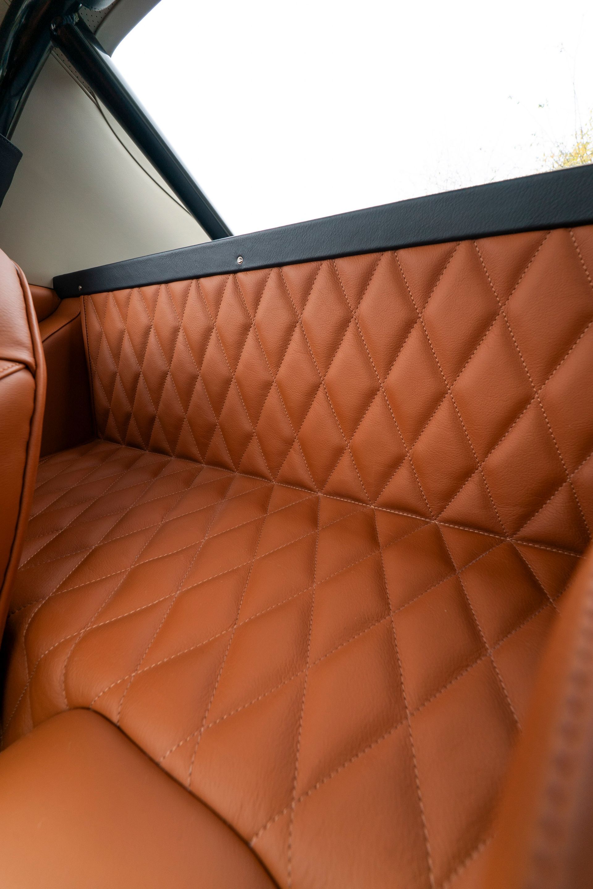 tan leather interior retrim restoration gto engineering swb 250 d:class automotive ferrari classic connolly vaumol