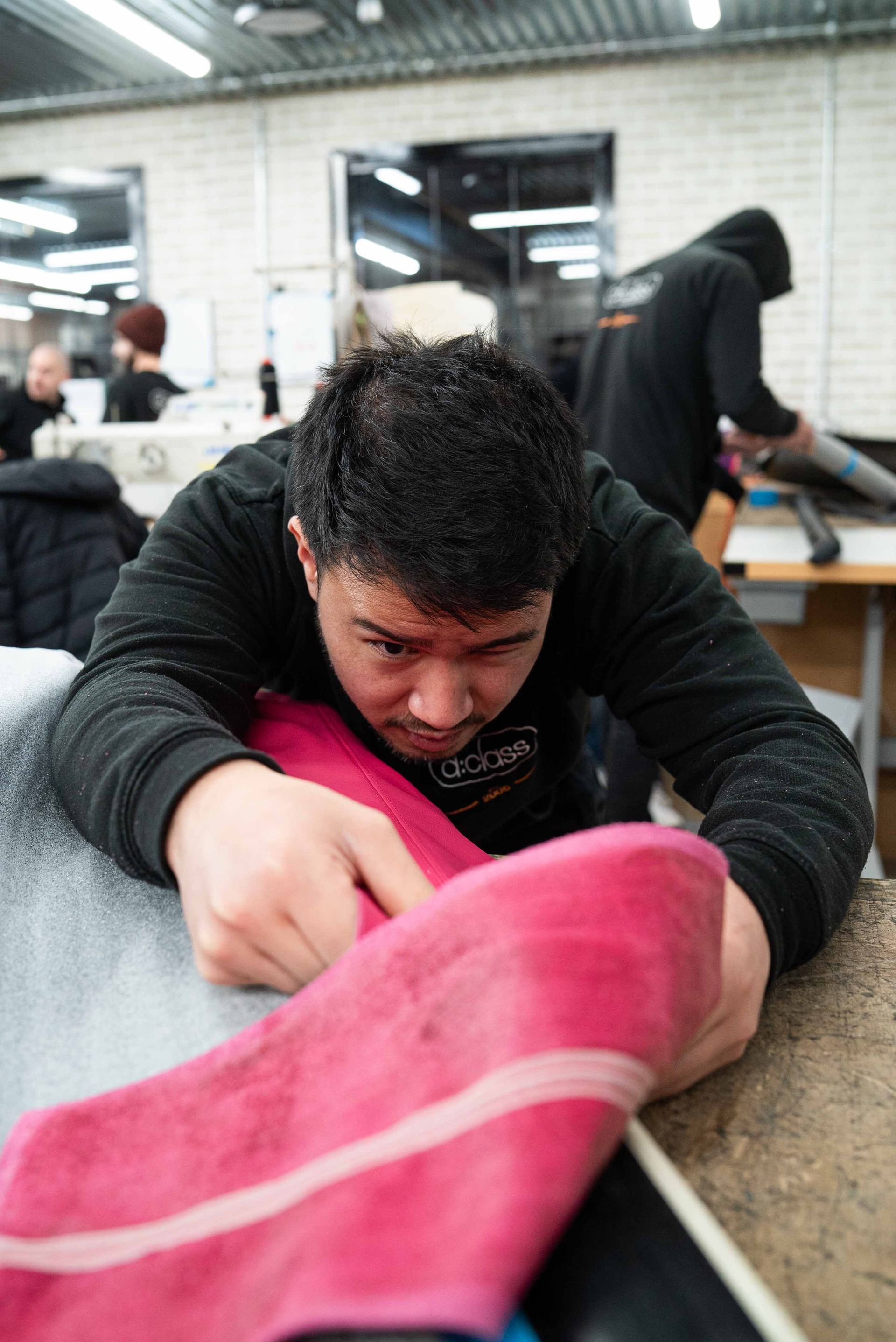 porsche spyder RS 718 interior retrim customisation custom customised pink alcantara dashboard seats