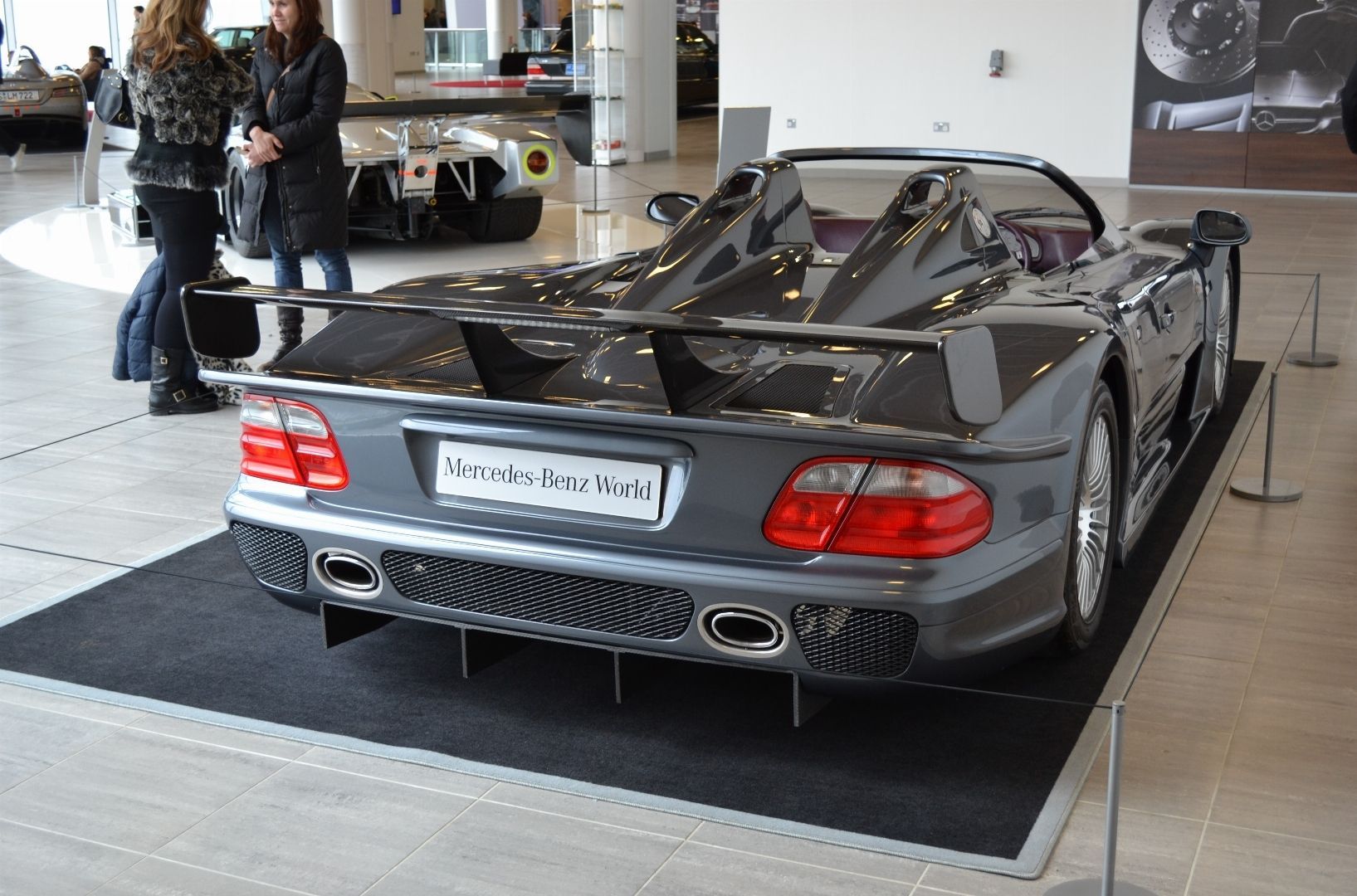 mercedes-Benz CLK GTR Roadster silver purple interior d:class automotive