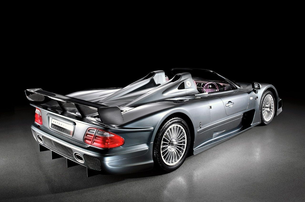 mercedes-Benz CLK GTR Roadster silver purple interior d:class automotive
