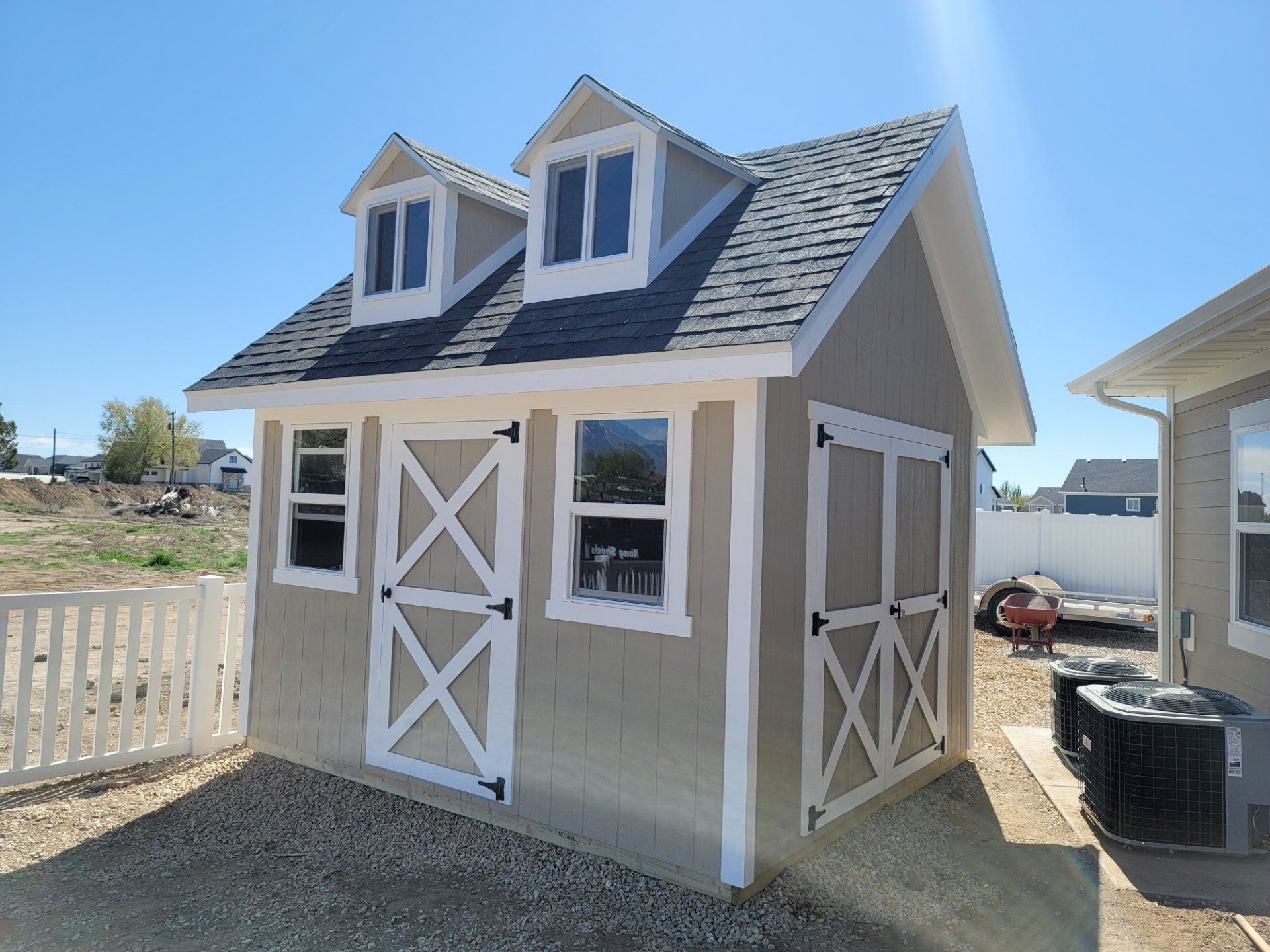 10′ X 12′ Ranch Shed W/ Dormers — Salt Lake City, UT — Kong Sheds