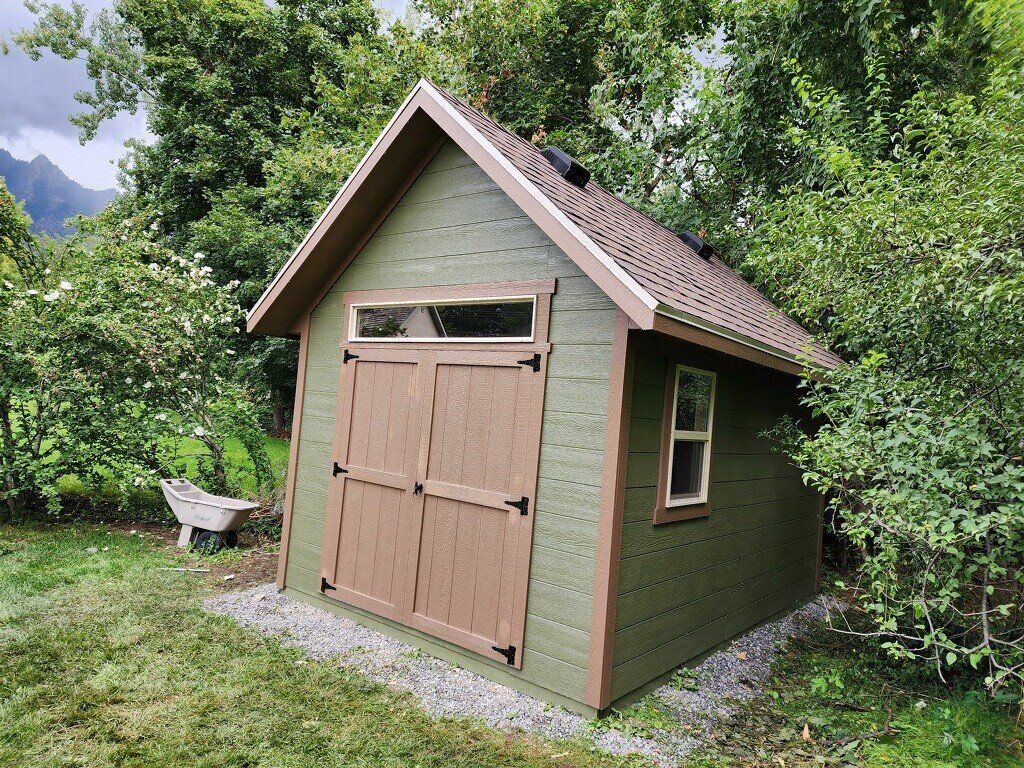 10′ X 14′ Ranch Shed 8′ Walls — Salt Lake City, UT — Kong Sheds