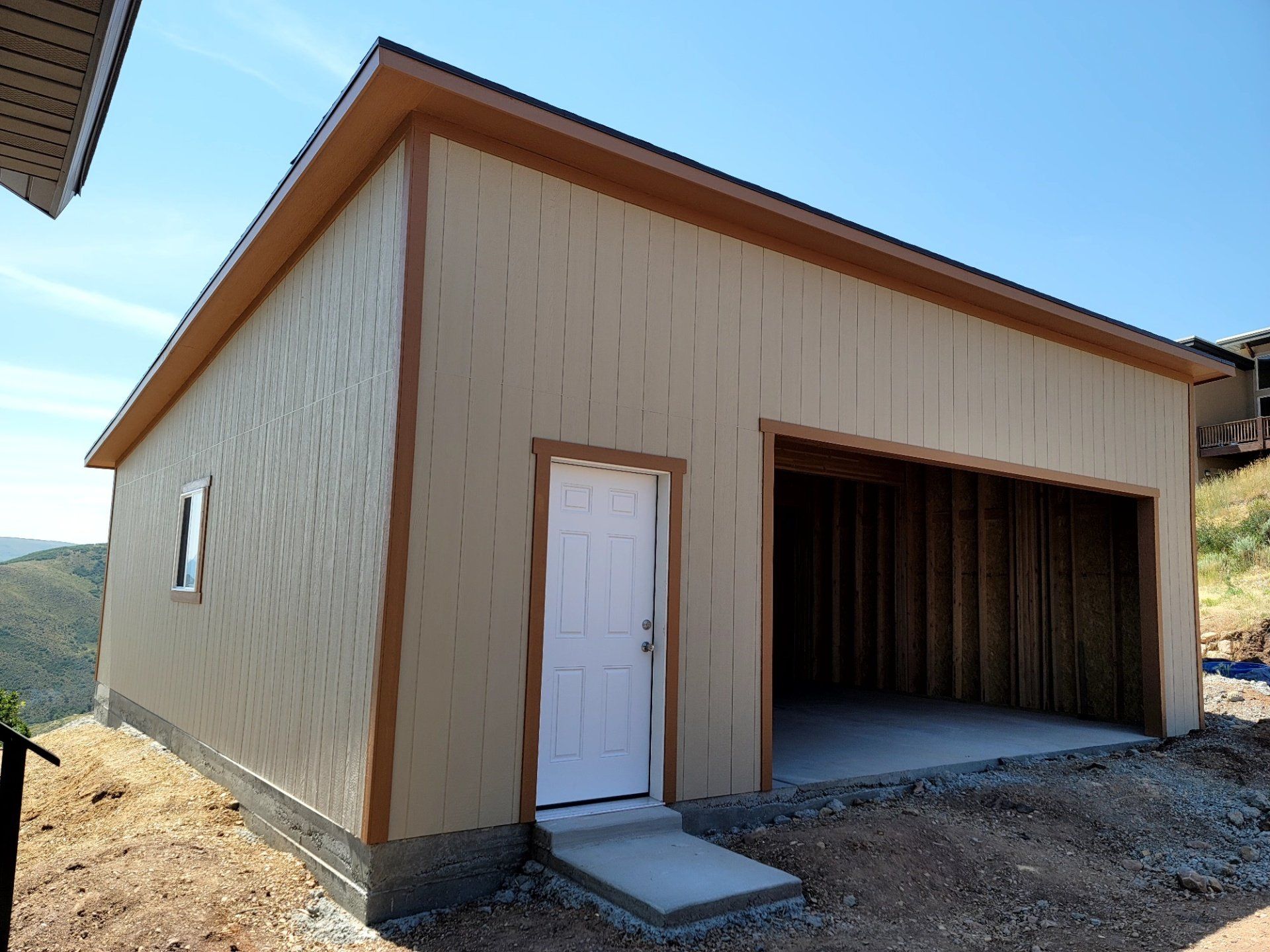 New Construct Home Garage — Salt Lake City, UT — Kong Sheds