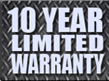 10 Year Limited Warranty — Salt Lake City, UT — Kong Sheds