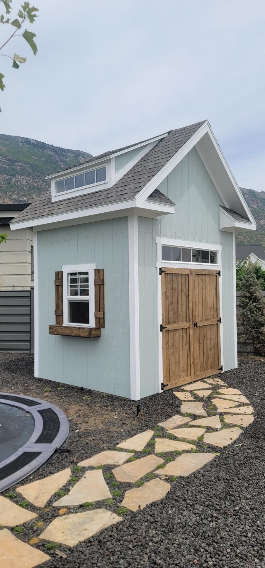 10′ X 8′ Ranch Shed 10′ Walls — Salt Lake City, UT — Kong Sheds