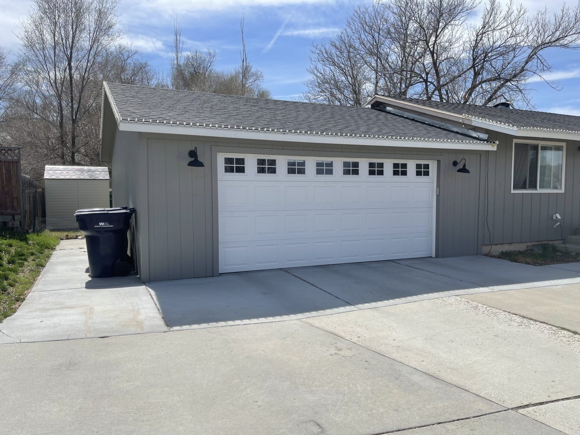 New Home Modern Garage — Salt Lake City, UT — Kong Sheds