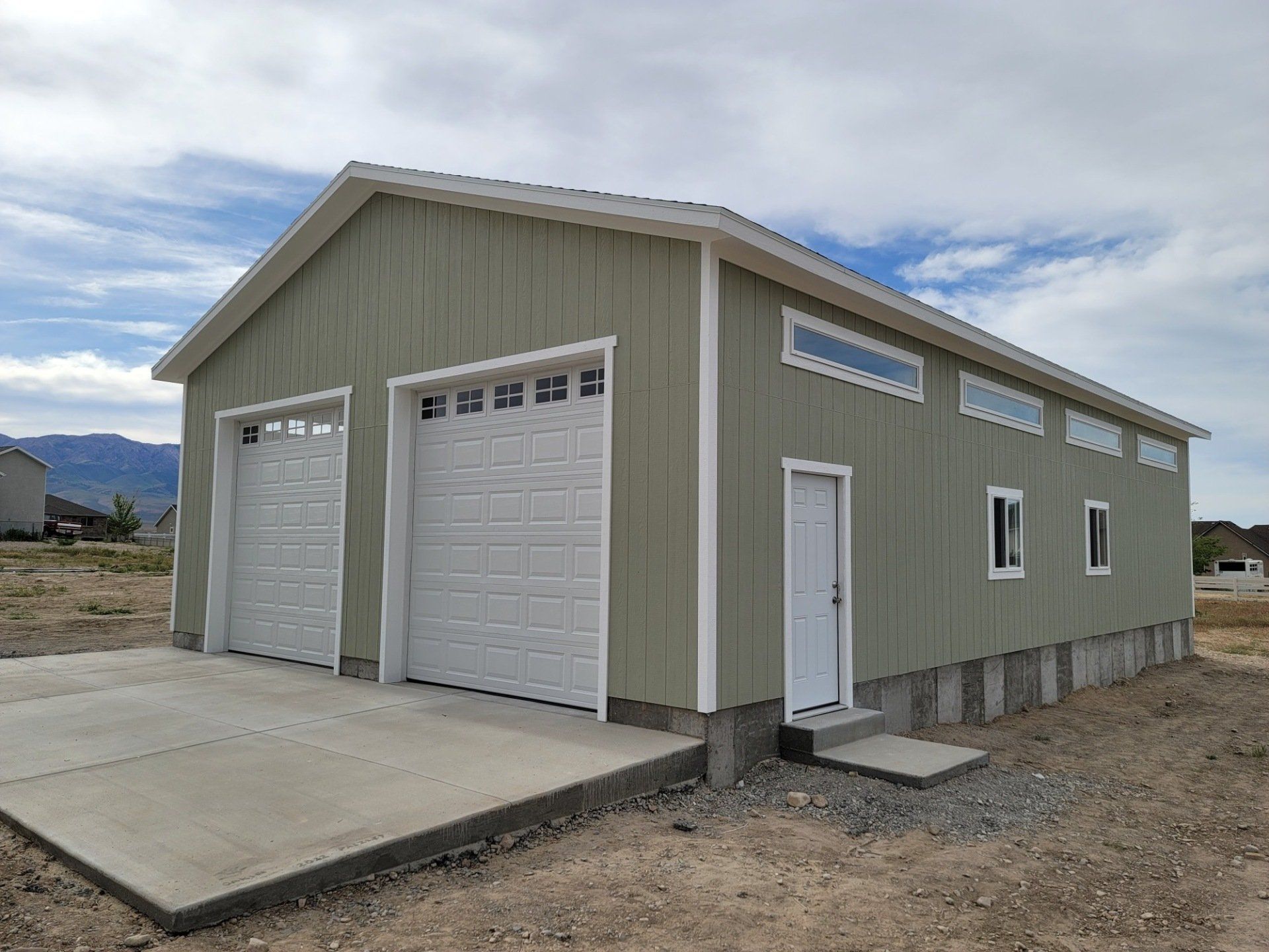 Two Main Doors Garage — Salt Lake City, UT — Kong Sheds