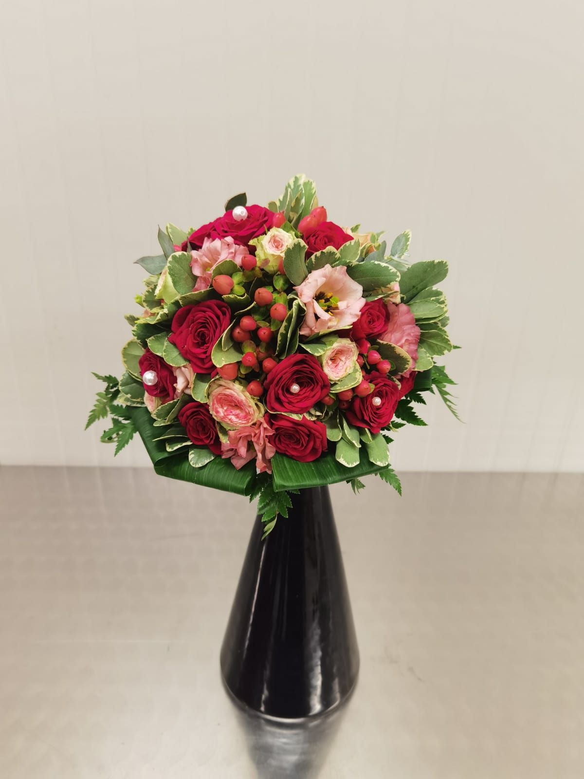bouquet rose rosse