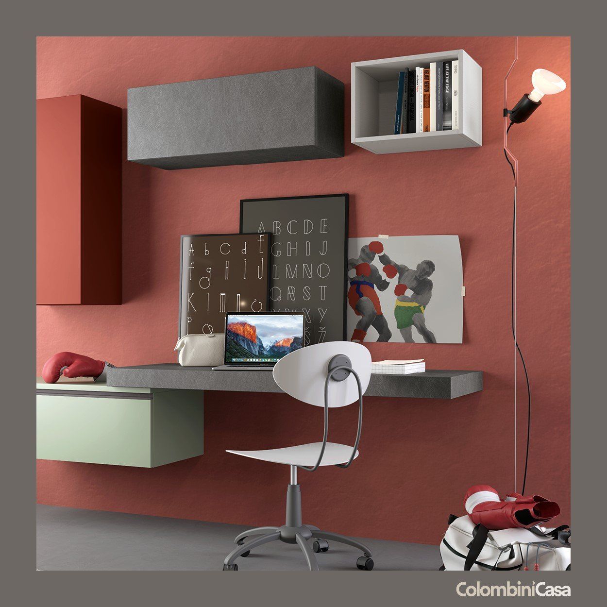 living angolo ufficio