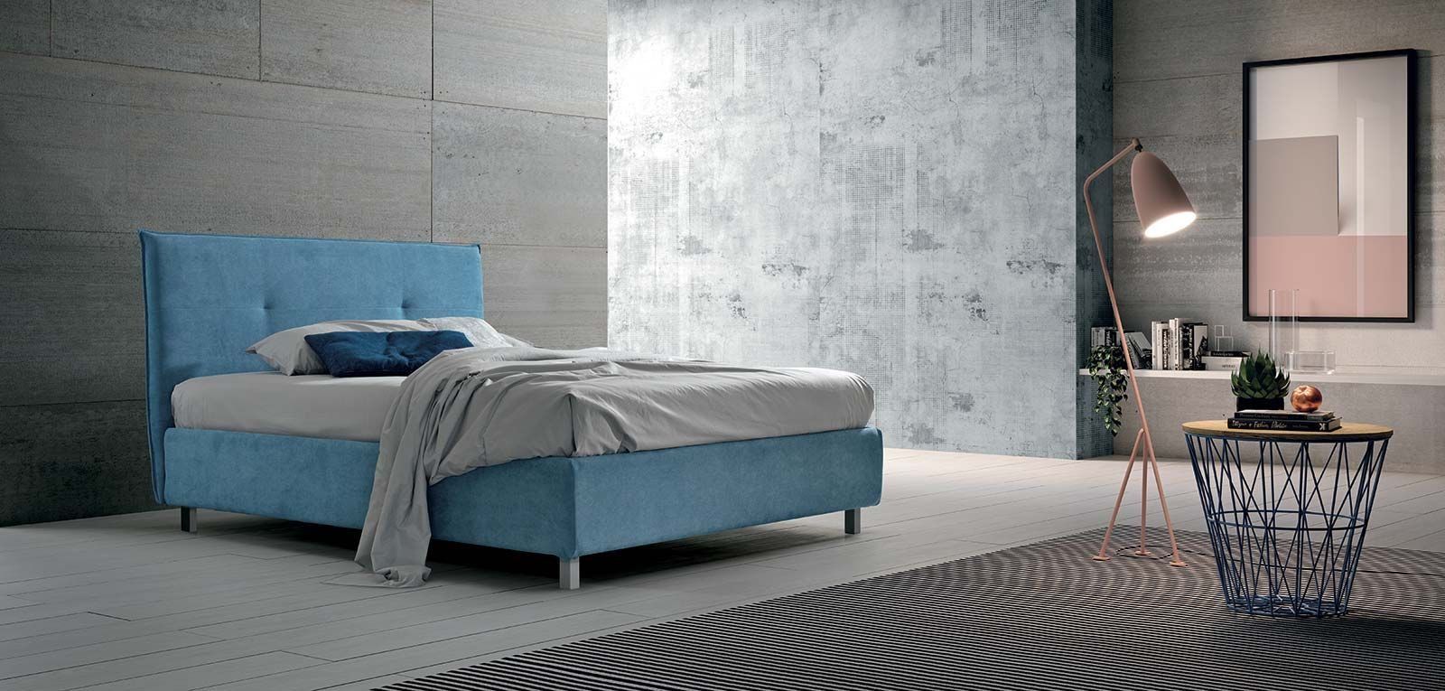 letto elide azzurro