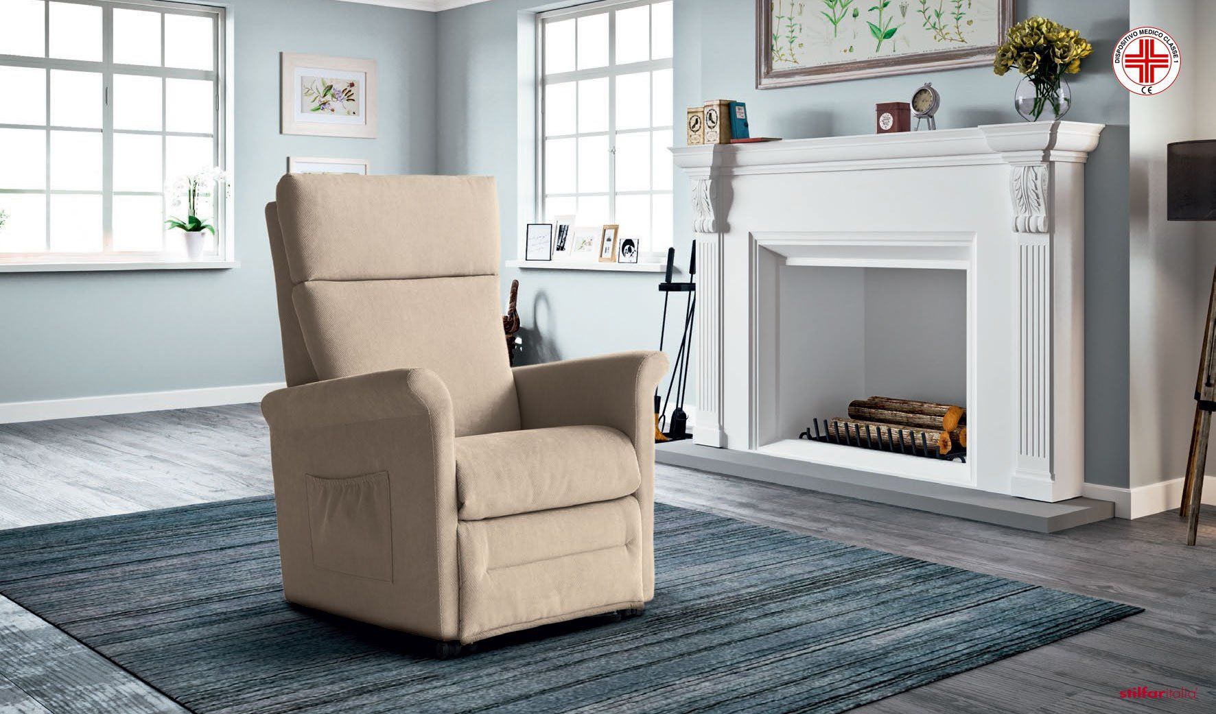 poltrona girasole laterale