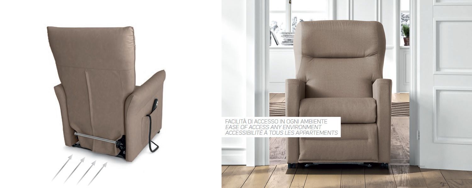 poltrona sistema roller