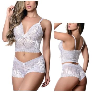 conjunto lingeries calesson cropped renda sex shop exotic house em fortaleza
