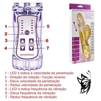 vibrdor rabbit rotativo e reverso sex shop exotic house em fortaleza
