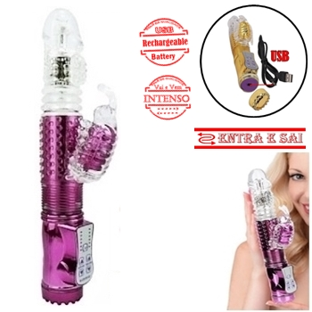 vibrador rabbit rotativo e reverso recarregavel sex shop exotic house em fortaleza