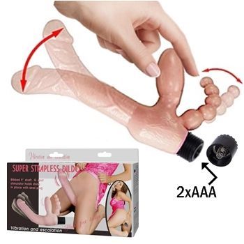 super dildo strapless duplo plug penis penetrador vibrador sex shop exotic house em fortaleza