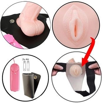 Wear dildo unissex Harness Strap-on kit capa peniana cinta protese sex shop exotic house em fortaleza