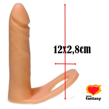 penis de borracha clone protese com anel companheiro dupla penetração dildo penetrador consolo sex shop exotic house em fortaleza