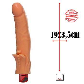 Protese penis de borracha com vibrador vibração dildo falo penetrador clone consolo sex shop exotic house em fortaleza