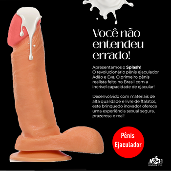 Protese ejaculador penis de borracha com ventosa vibração dildo falo penetrador clone consolo sex shop exotic house em fortaleza
