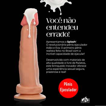 Protese ejaculador penis de borracha com ventosa vibração dildo falo penetrador clone consolo sex shop exotic house em fortaleza
