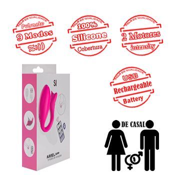 ariel vibrador estimulador de clitoris e de casal por aplicativo sex shop exotic house em fortaleza
