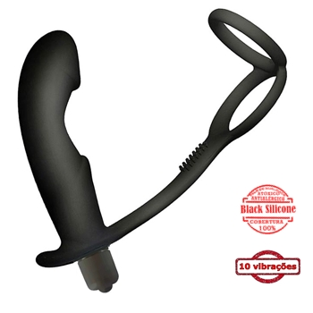 plug anal estimulador de prostata black com vibração sex shop exotic house em fortaleza
