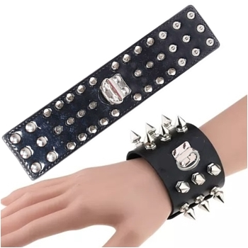 bracelete pulseira spikes tachas punk rock sex shop exotic house em fortaleza