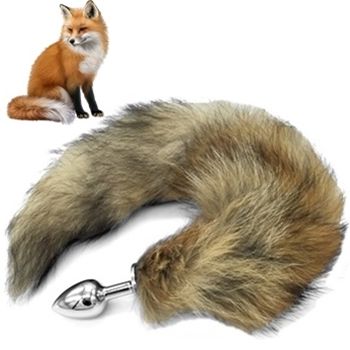plug tail rabo de raposa metalico sex shop exotic house em fortaleza