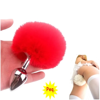 plug tail anal metalico aço dilatador rabo rabinho coelho raposa sex shop exotic house em fortaleza