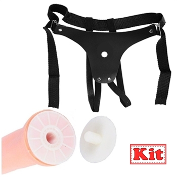 kit inversao cintaralho cinta e protese vac u lock de penis de borracha dildo falo penetrador clone consolo sex shop exotic house em fortaleza