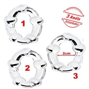 combo aneis retardador trio de aneis silicone sex shop exotic house em fortaleza