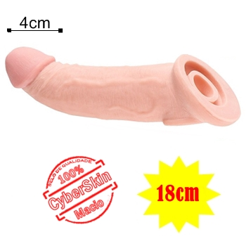 capa peniana extensor expansor cyber skin sex shop exotic house em fortaleza