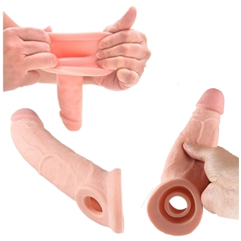 capa peniana extensor expansor cyber skin sex shop exotic house em fortaleza