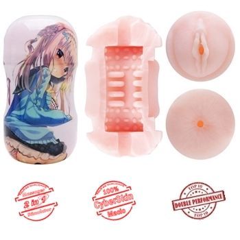 masturador duplo cyberskin flashlight copinho sex shop exotic house em fortaleza