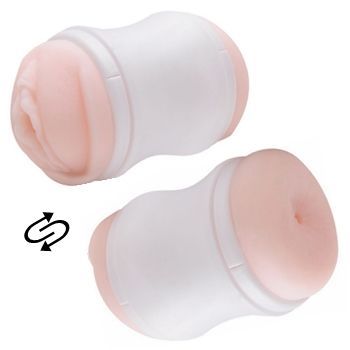 masturador duplo cyberskin flashlight copinho sex shop exotic house em fortaleza