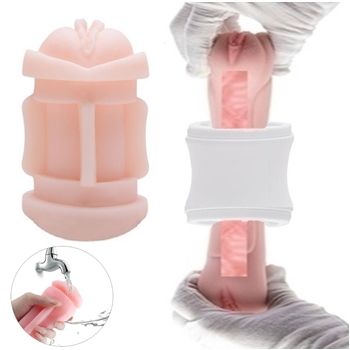 masturador duplo cyberskin flashlight copinho sex shop exotic house em fortaleza