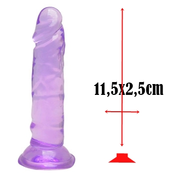 protese penis clone penetrador jelly dildo transparente sex shop exotic house em fortaleza