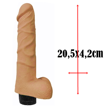 protese clone penis dildo realistico testiculos escroto TPE cyberskin sex shop exotic house em fortaleza