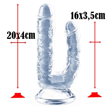 dildo duplo paralelo dupla penetração falo consolo protese penis borracha cyber sex shop exotic house em fortaleza
