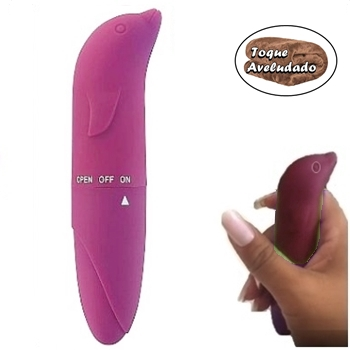 vibrador golfinho ponto g aveludado sex shop exotic house em fortaleza 