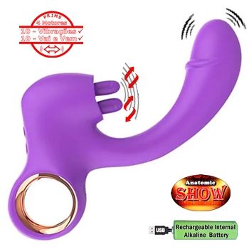 vibrador estimulador ponto g clitoris suri recarregavel sex shop exotic house em fortaleza