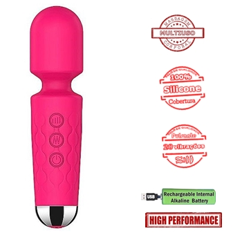 vibrador massageador varinha magica recarregavel sex shop exotic house em fortaleza