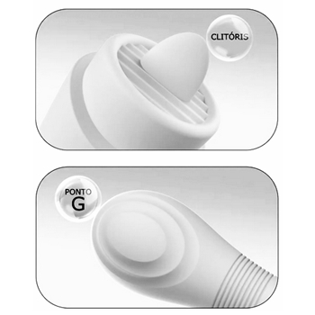 super varinha magica com etimulador lingua 2em1 magic hand tongue sex shop exotic house em fortaleza