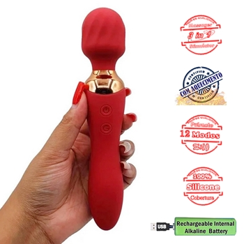 incrivel varinha magica 3em1 com aquecimento massageador vibrador estimulador ponto G sex shop exotic house em fortaleza