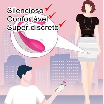 vibrador estimulador  de calcinha butterfly APP  egg usb por aplicativo sex shop exotic house em fortaleza
