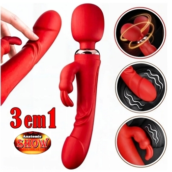 vibrador massageador rabbit varinha magica ponto g clitoris multi função sex shop exotic house em fortaleza
